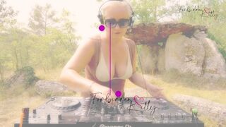 Public sexy Music Session in France Stone Hedge