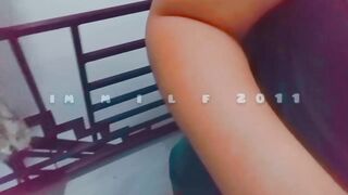 walking naked outside almost caught