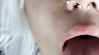 Cumshot Compilation - Amateur cum in mouth for slutty babe