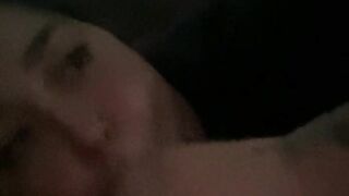 Bbw eats my dick like a pro while watchin tv