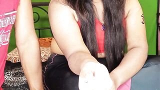 Hairy Pussy Experienced a Sense of Relaxation After Her Gym Session