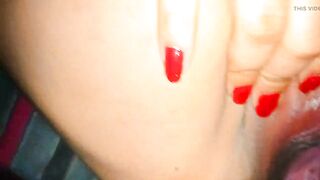 Inserted an iron cock in my loving fuck