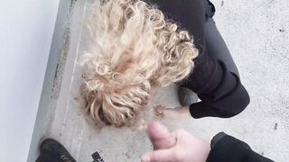 DomDandy fucks his whore's mouth until her throat burnsurns