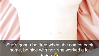 My boss fuck me again after work and record me on Snapchat to cuckold my husband. Im again his doll!