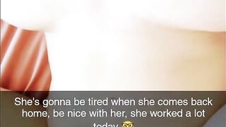 My boss fuck me again after work and record me on Snapchat to cuckold my husband. Im again his doll!