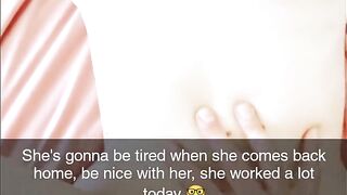 My boss fuck me again after work and record me on Snapchat to cuckold my husband. Im again his doll!