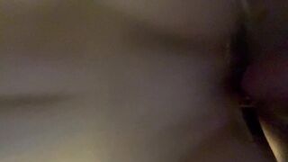 Sexy brunette loves the back shots