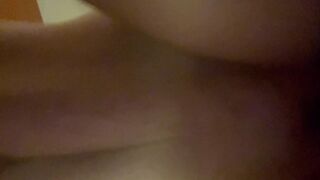 Sexy brunette loves the back shots