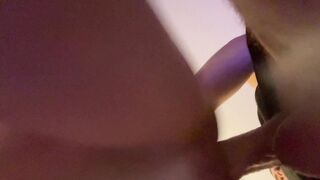 Sexy brunette loves the back shots