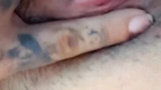 Little single Latina slut makes her pussy cum