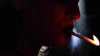 Exhaling in the shadows | Smoking Astrid