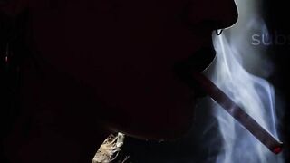 Exhaling in the shadows | Smoking Astrid