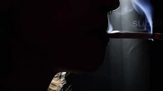 Exhaling in the shadows | Smoking Astrid