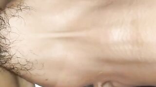 This boy was thirsty. Drinks plenty of pussy water, then invades bareback