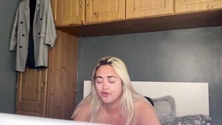 Dirty Talking British BBW Wife Reverse Cowgirl
