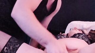 Hot alt milf squirts all over the bed