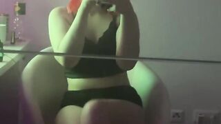 Cute student in lingerie