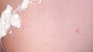 She loves it goat style when she has sweet cream on her big ass.