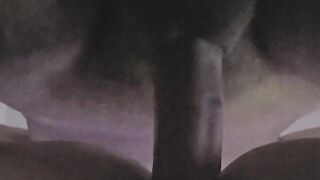 POV Amateur fast doggy fuck with dripping creampie and loud moaning orgasm