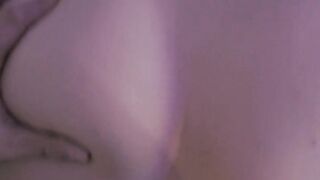 POV Amateur fast doggy fuck with dripping creampie and loud moaning orgasm