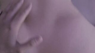 POV Amateur fast doggy fuck with dripping creampie and loud moaning orgasm