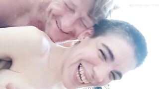 Balcony Boobs - Outdoor Fun