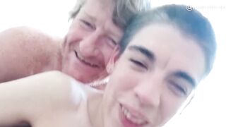 Balcony Boobs - Outdoor Fun