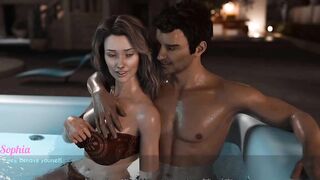 AWAM #44. Having night in jacuzzi and hot fuck