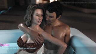 AWAM #44. Having night in jacuzzi and hot fuck