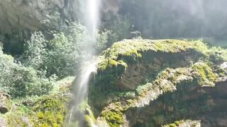 Waterfall Blowjob in a Paradisiac Place...