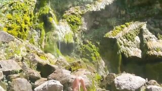 Waterfall Blowjob in a Paradisiac Place...