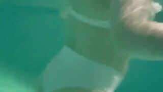Sexy Girl Dancing Under the Water