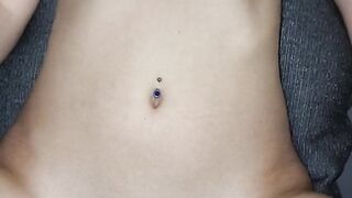 Tight wet teen pussy for breakfast