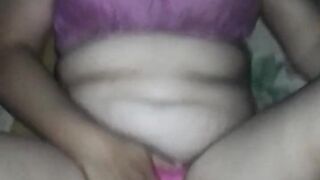 My girl masturbates and I film her