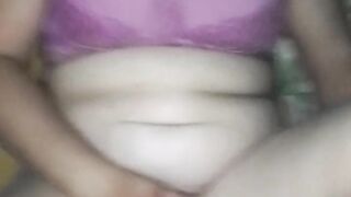 My girl masturbates and I film her