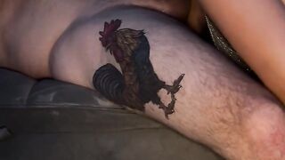 Deep throat with a little face fuck