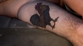 Deep throat with a little face fuck