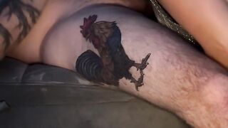 Deep throat with a little face fuck