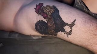 Deep throat with a little face fuck