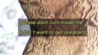turkish girl get fucked but she doesn`t want to get pregnant
