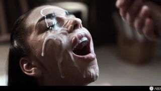 Time Stop Freeze Sex - Sassy Hot Brunette Angel Gets Naked And Freezes While Creep Facefucks And Cum In Her Mouth TRAILER