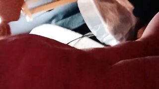 Spanking and cumming