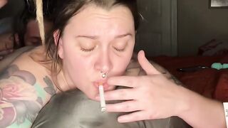 Smoking MILF Chery Gets Her Ass Eaten- Full Vid On OF
