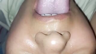 My Pampered Girl Sucking Deep And Her Delicious Milk At The End