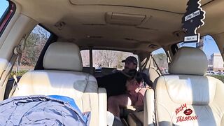 Hubby Creampies Wife in Mall Parking Lot