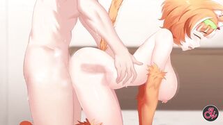 Hentai Uncensored Neko Step Sis Gets Creampied in Her Virgin Pussy