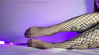 Footfetish Fishnet Stockings