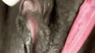 Edging Fat Wet Pussy Hard W Nipple Clamps & Lace Light Touch Big Clit BigContractions TightPussy????