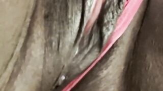 Edging Fat Wet Pussy Hard W Nipple Clamps & Lace Light Touch Big Clit BigContractions TightPussy????