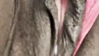 Edging Fat Wet Pussy Hard W Nipple Clamps & Lace Light Touch Big Clit BigContractions TightPussy????